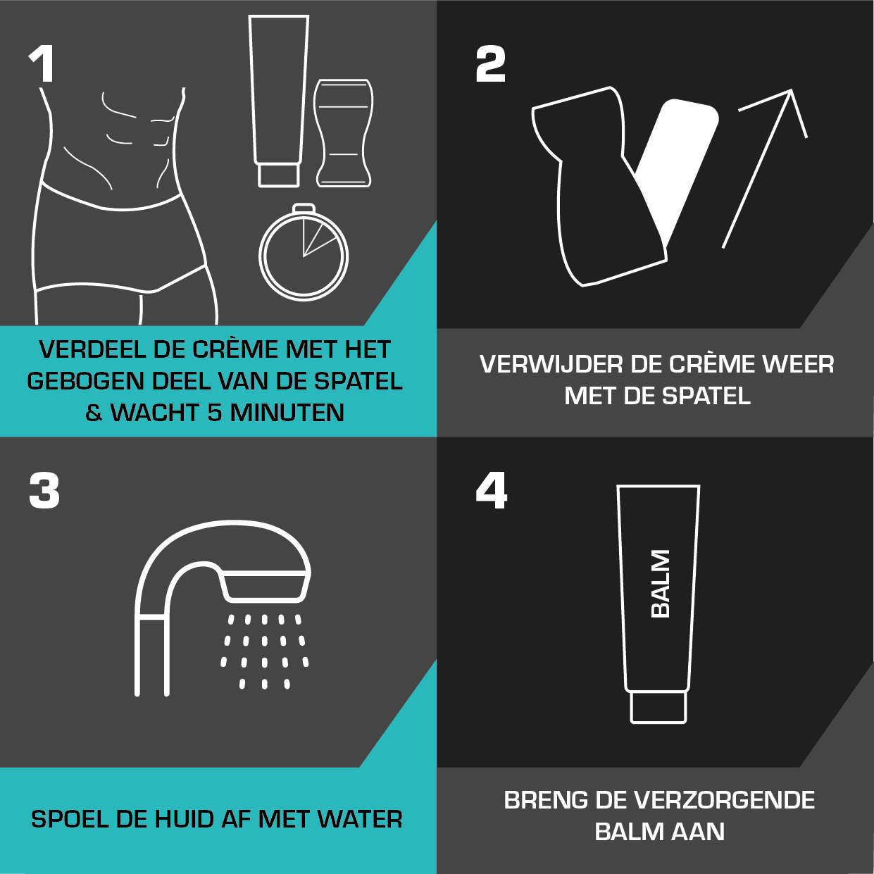Veet Men Ontharingskit voor Intieme Delen - Ontharingscrème en Aftercare balsem – 100ml + 50ml - 3 Stuks - Voordeelverpakking
