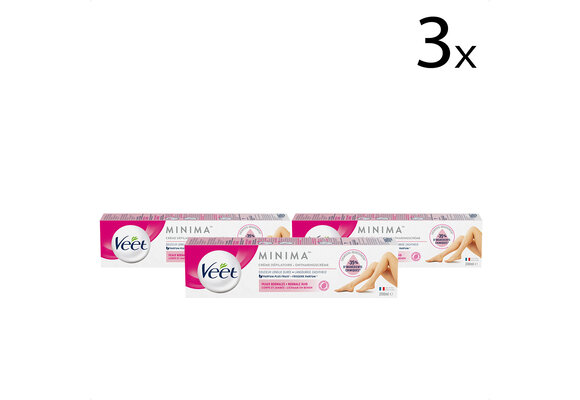 Veet Ontharingscreme - Normale Huid - Minima - 200ml x3
