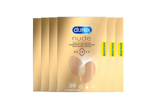 Durex Condooms Nude No Latex 20st x6