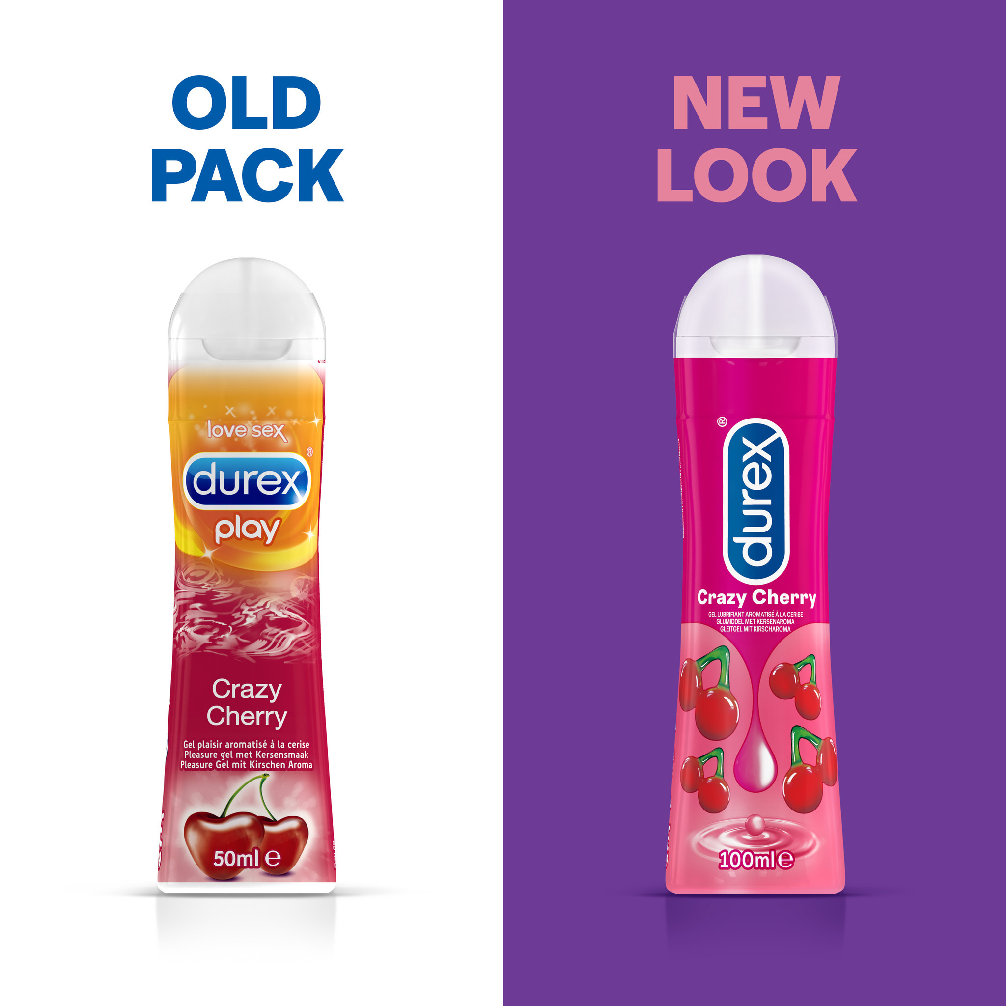 Durex Glijmiddel Crazy Cherry - Kers - waterbasis - 100ML