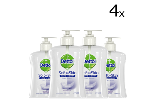 Dettol Handzeep - Gevoelige Huid - 250ml x4