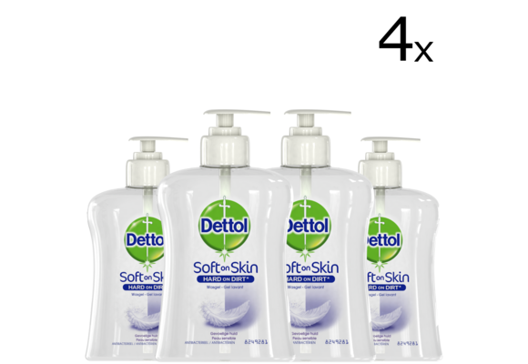 Dettol Handzeep - Gevoelige Huid - 250ml x4