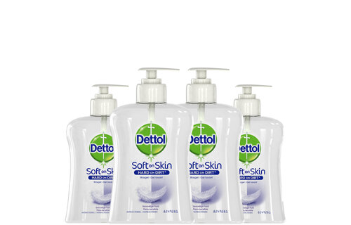 Dettol Handzeep - Gevoelige Huid - 250ml x4