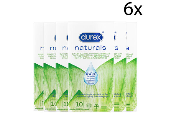 Durex Condooms Natural 10st x6