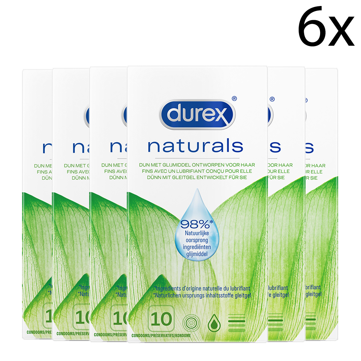 Durex Condooms Natural 10st x6
