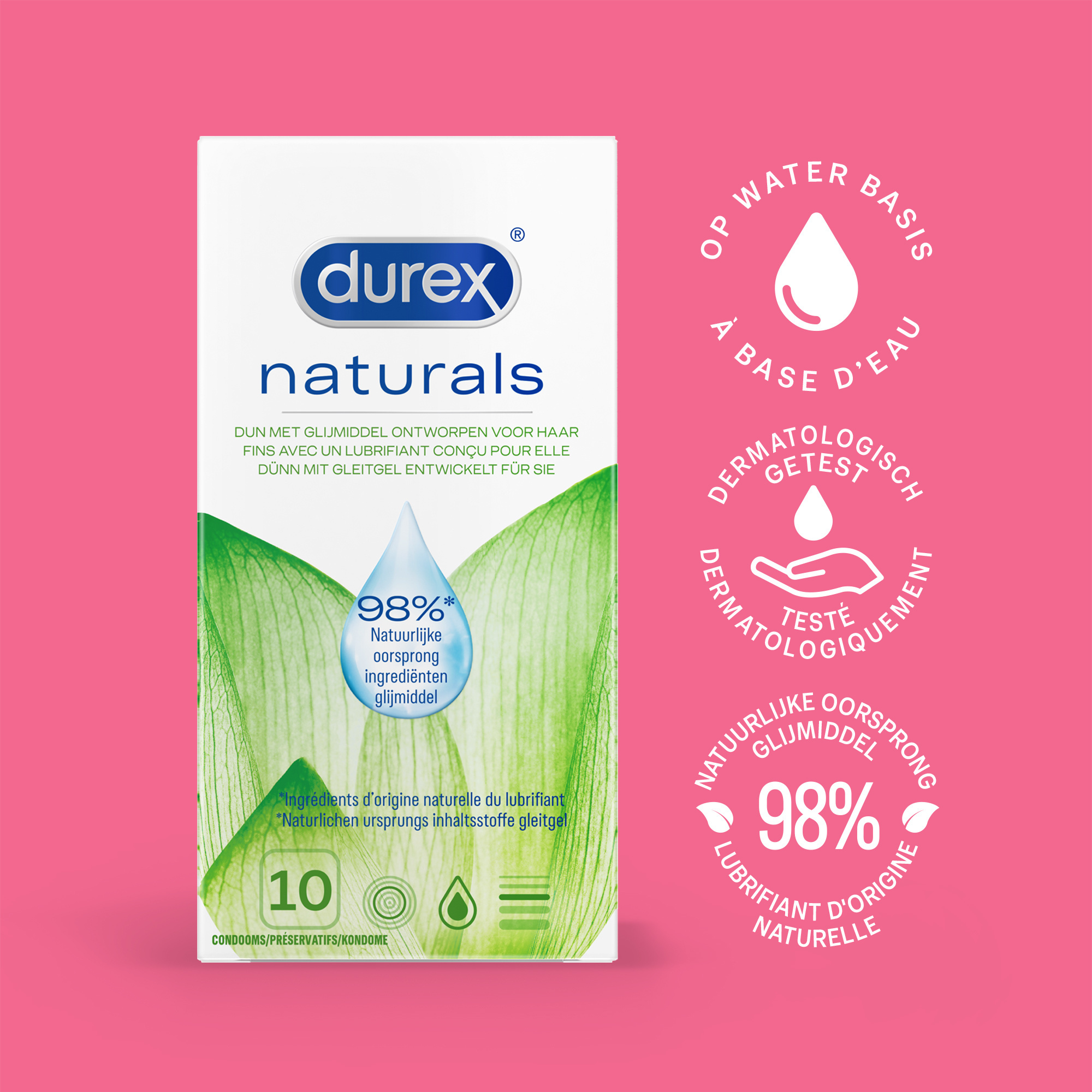 Durex Condooms Natural 10st x6