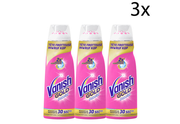 Vanish Oxi Action Gold Powergel Vlekverwijderaar - 200ml x3