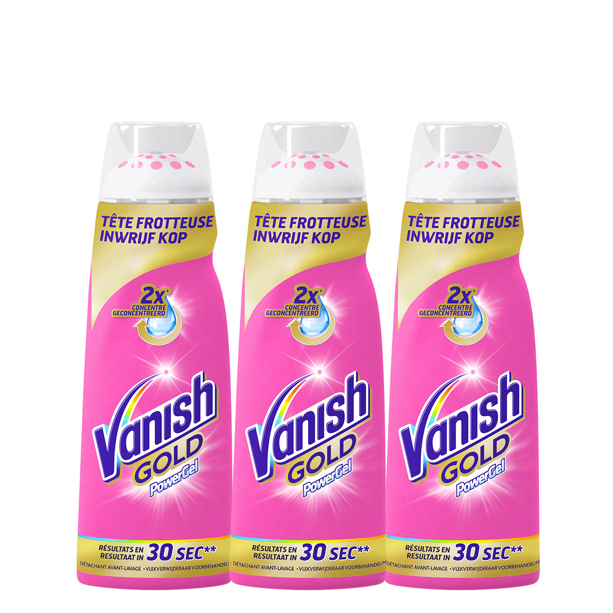 Vanish Oxi Action Powergel Vlekverwijderaar - 200ml x3
