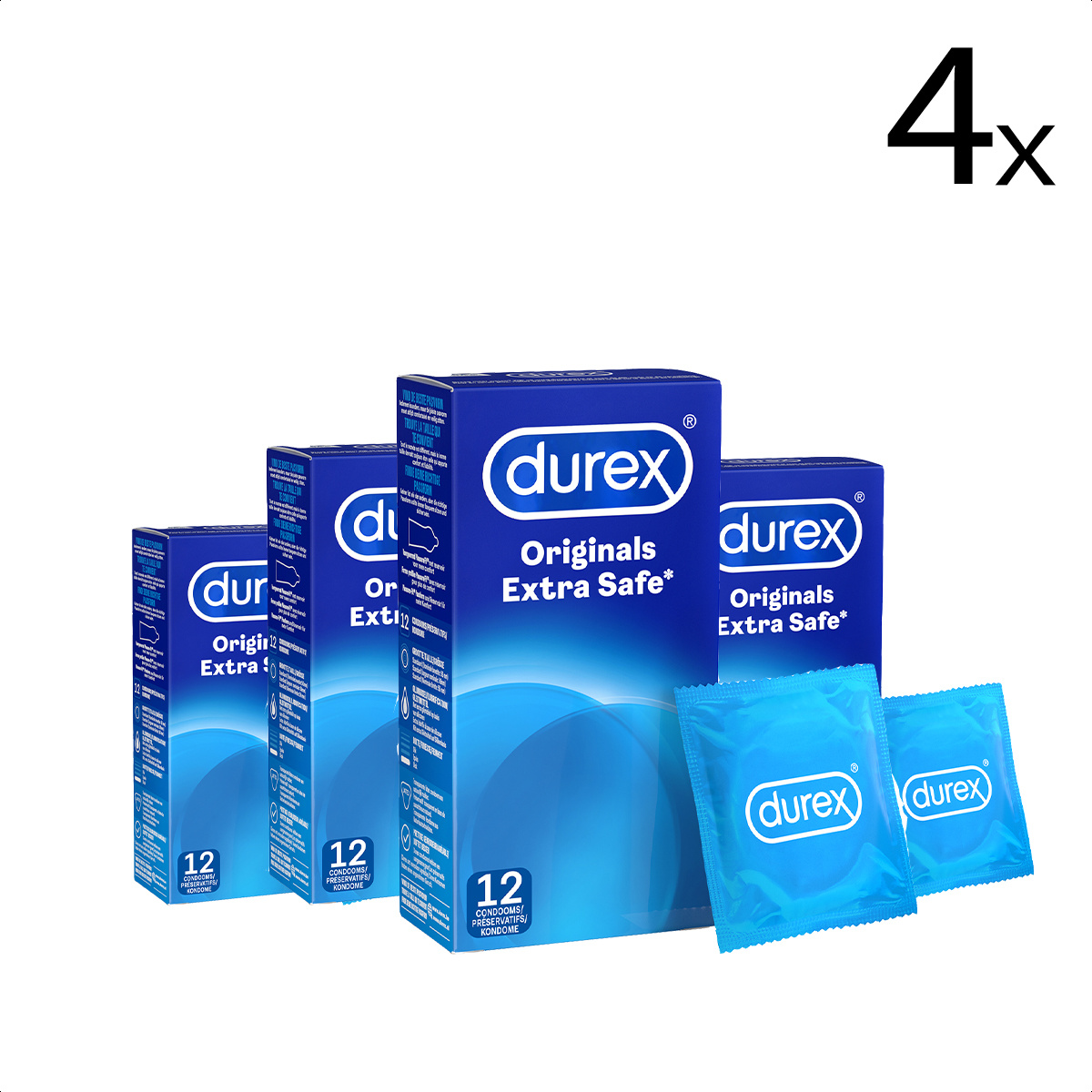 Durex Condooms Extra Safe 12st x4