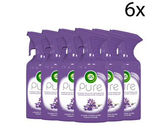 Air Wick Luchtverfrisser Spray - Pure Paarse Lavendel 250ml x6