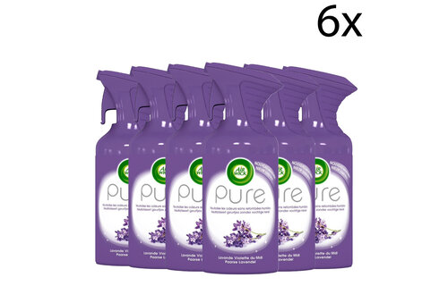 Air Wick Luchtverfrisser Spray - Pure Paarse Lavendel 250ml x6