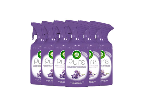 Air Wick Luchtverfrisser Spray - Pure Paarse Lavendel 250ml x6