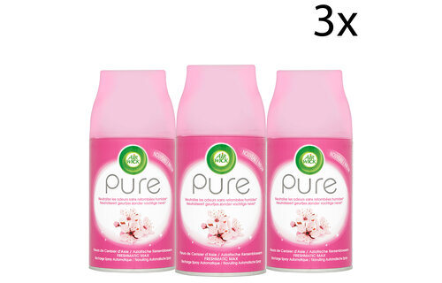 Air Wick Freshmatic Automatische Spray Luchtverfrisser - Pure Aziatische Kersenbloesem - Navulling 250ml x3