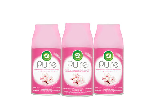Air Wick Freshmatic Automatische Spray Luchtverfrisser - Pure Aziatische Kersenbloesem - Navulling 250ml x3