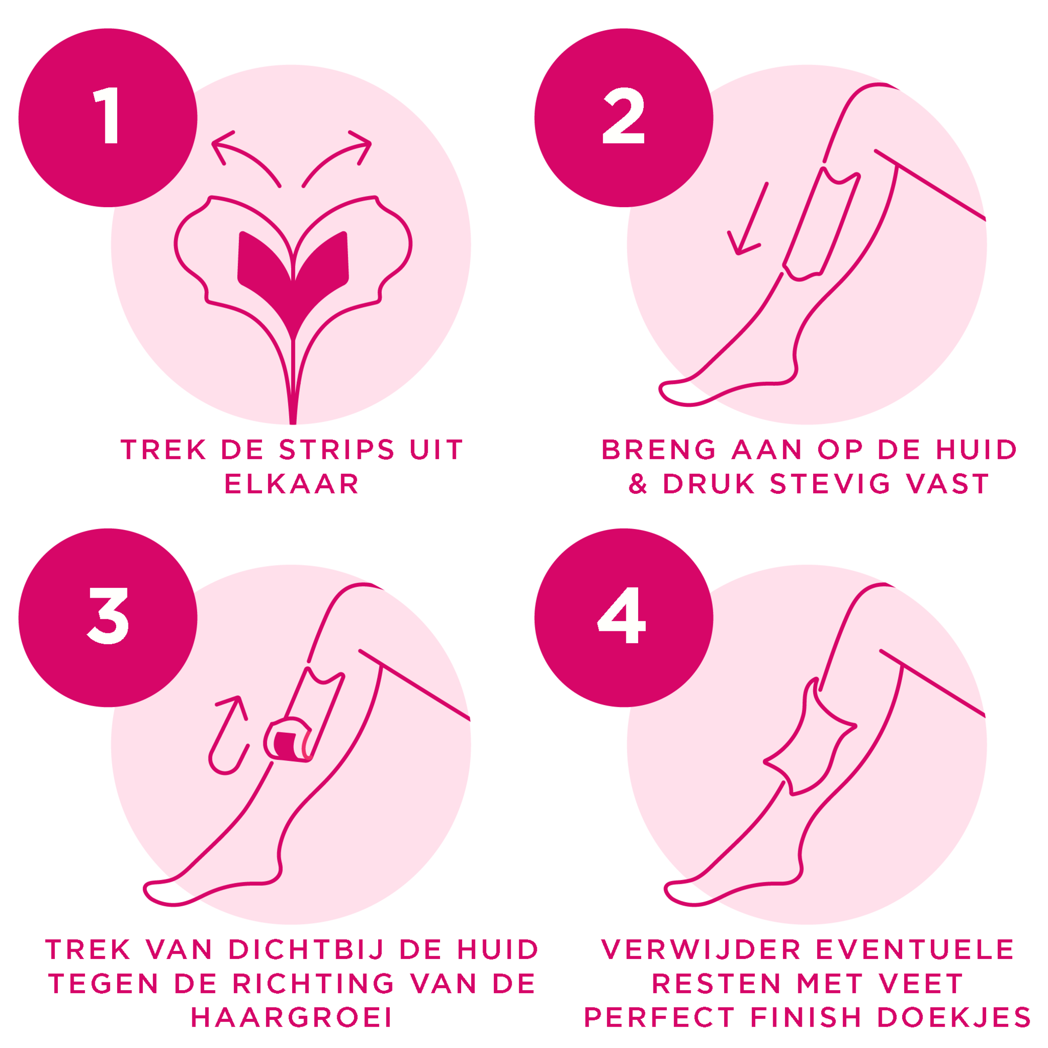 Veet Ontharingsstrips - Benen & Lichaam - Hypoallergene Minima - 40 stuks x4