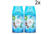 Air Wick Freshmatic Automatische Spray Luchtverfrisser - Life Scents Turquoise Oase - Navulling 250ml x2