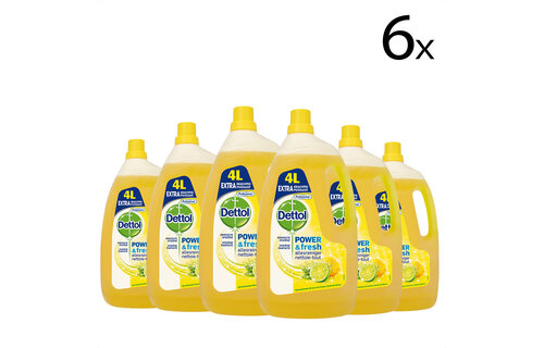 Dettol Allesreiniger Citrus - 4L x6