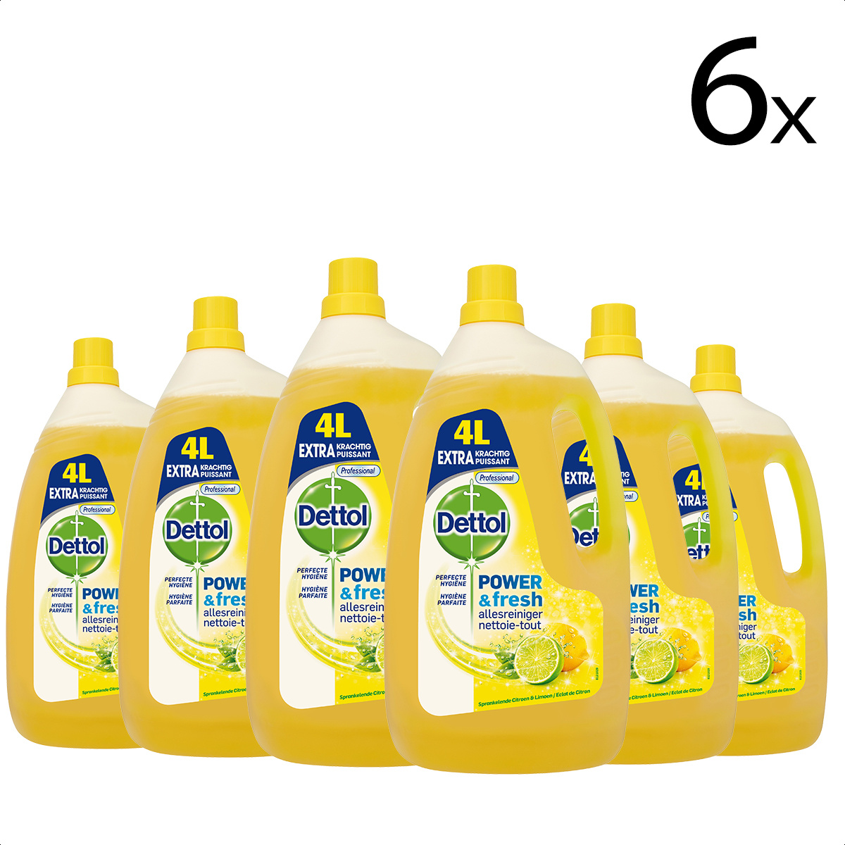 Dettol Allesreiniger Citrus - 4L x6