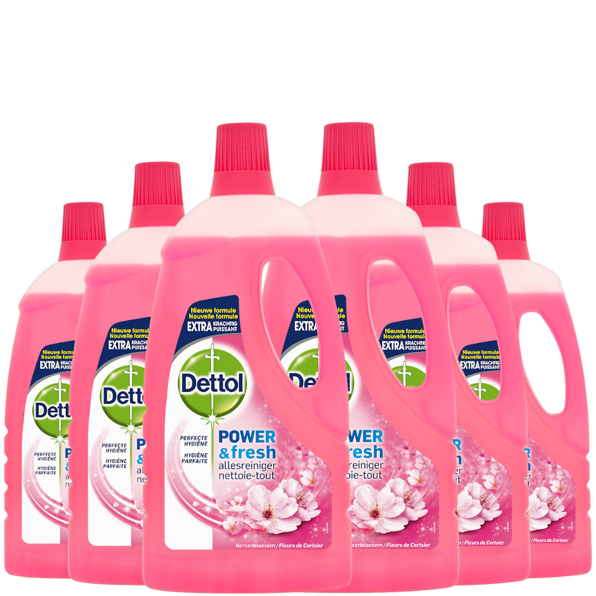 Dettol Allesreiniger Kersenbloesem 1L - 6 Stuks - Voordeelverpakking