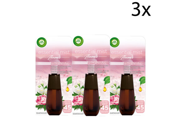 Airwick Automatische Geurverspreider - Jasmijn &amp; pioenroos - Navulling x3
