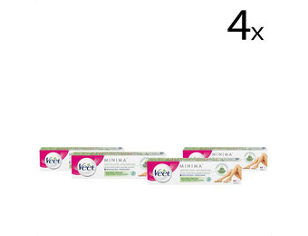 Veet Ontharingscreme - Droge Huid - Minima - 200ml x4