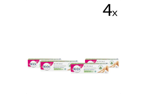 Veet Ontharingscreme - Droge Huid - Minima - 200ml x4