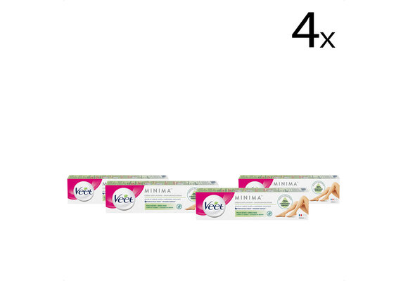 Veet Ontharingscreme - Droge Huid - Minima - 200ml x4