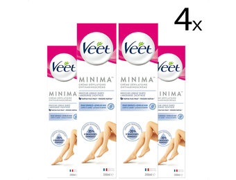 Veet Ontharingscreme - Gevoelige Huid - Minima - 200ml x4