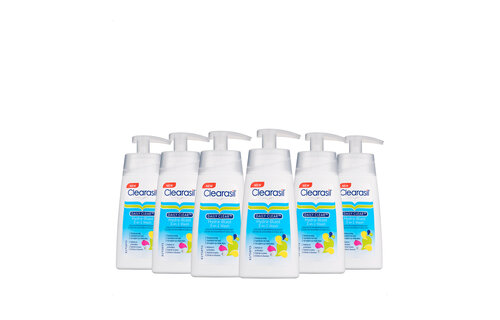 Clearasil Reiningingslotion Daily Clear 3-in-1 Wash 150ml x6
