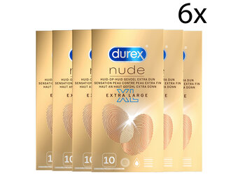 Durex Condooms Nude XL 10st x6