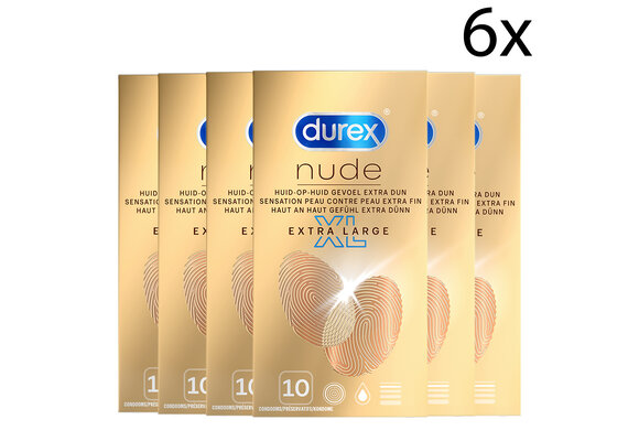 Durex Condooms Nude XL 10st x6