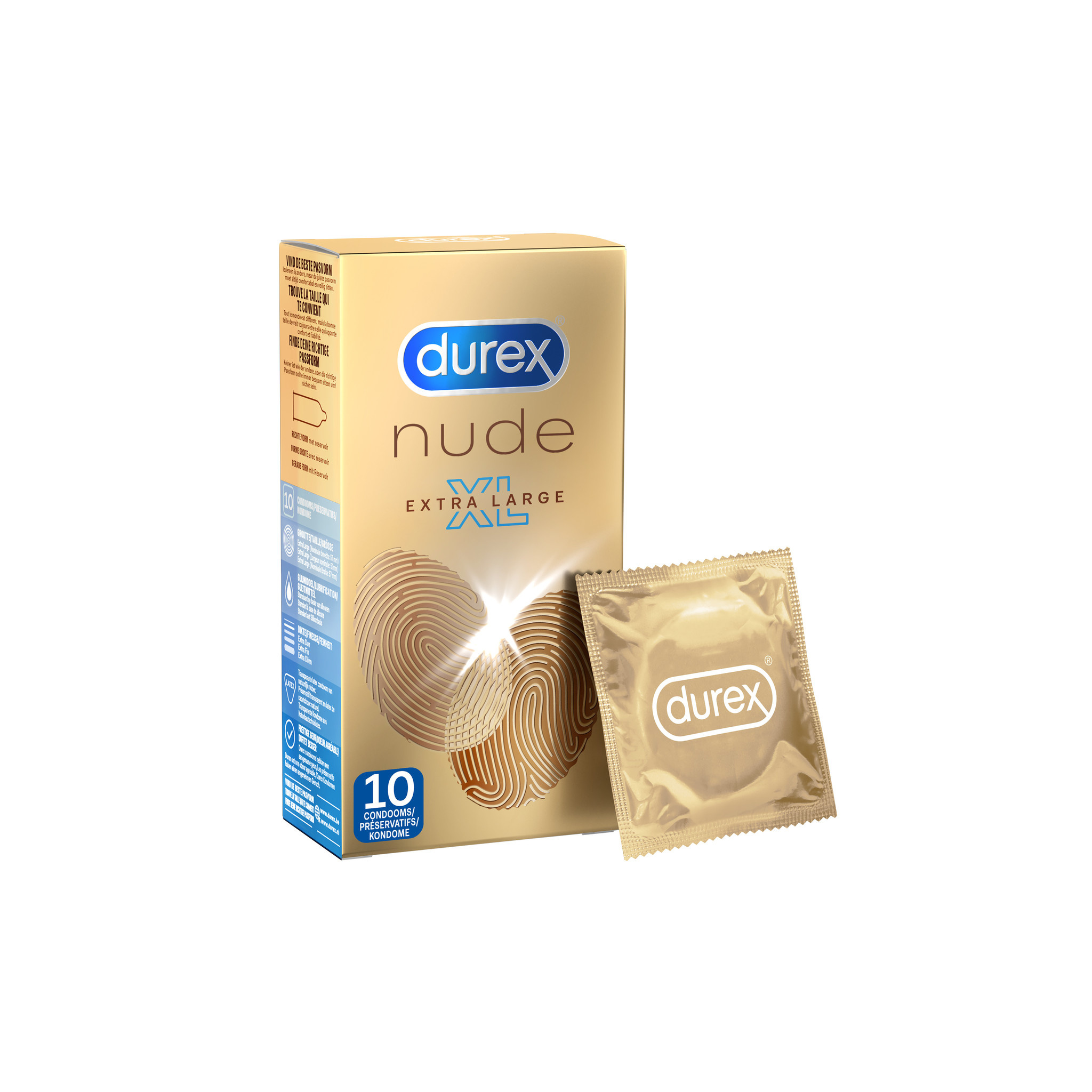 Durex Condooms Nude XL 10st x6