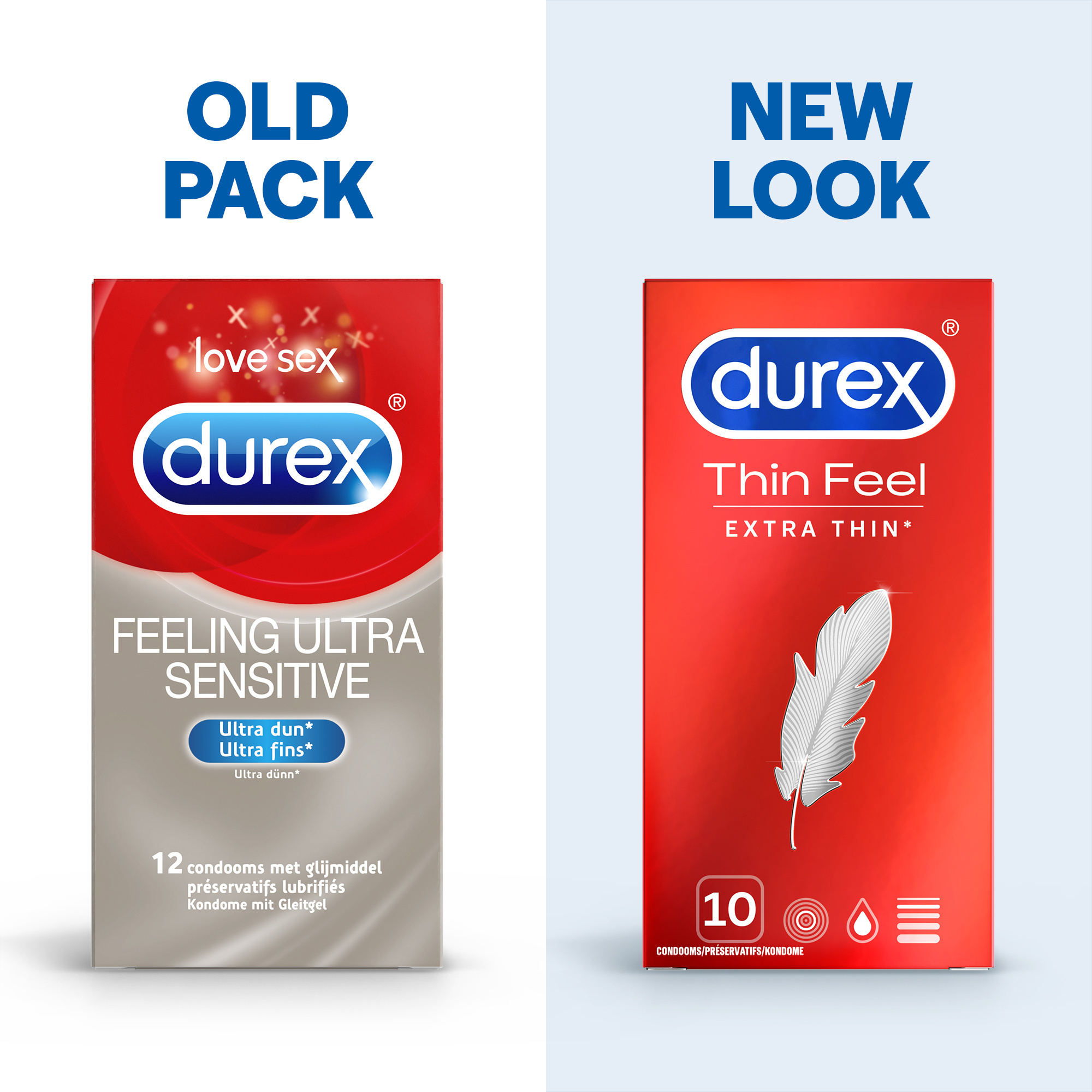 Durex Condooms Thin Feel Extra Thin 10st