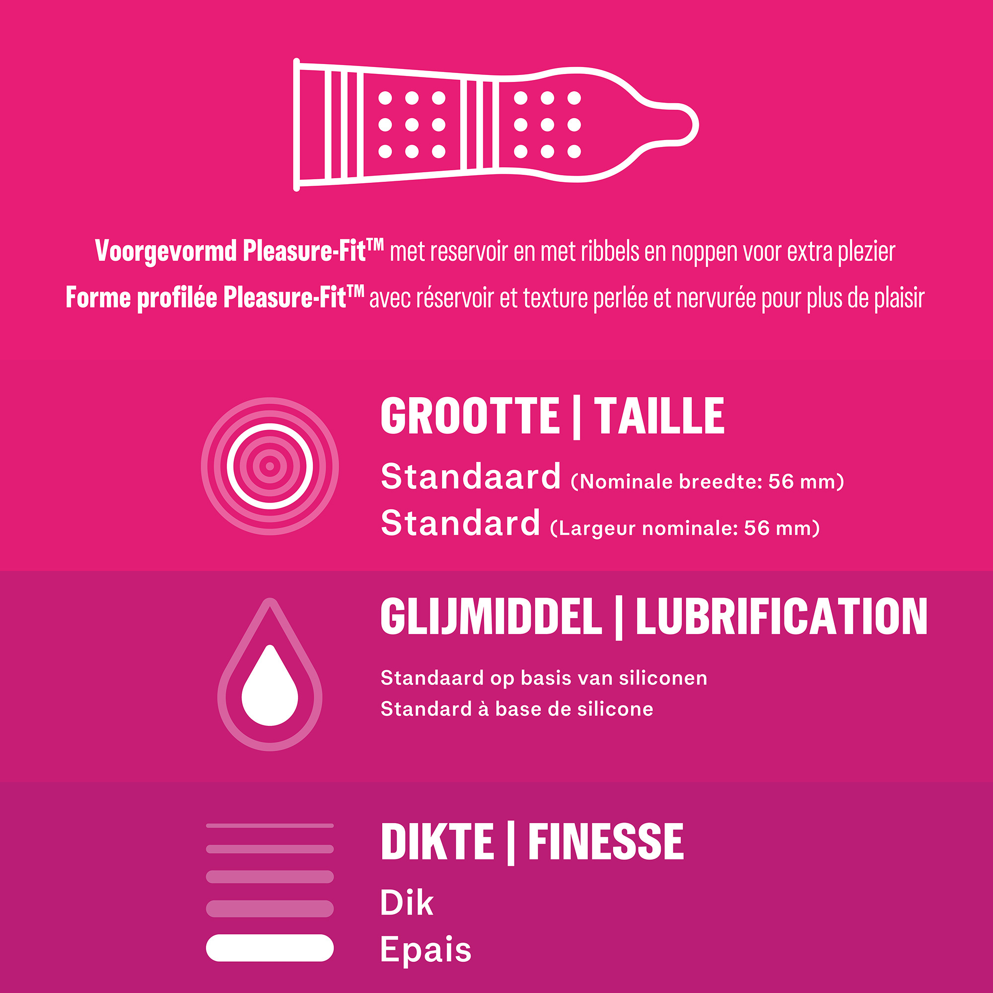 Durex Condooms Pleasure Me 10st - 3 Stuks - Voordeelverpakking