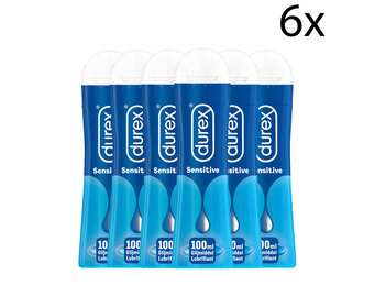 Durex Glijmiddel Play Sensitive – 100ml x6