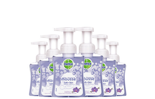 Handzeep Zachte Mousse - Orchidee Vanille - 250ml x6