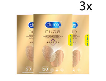 Durex Condooms Nude No Latex 20st x3
