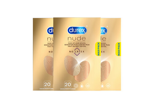 Durex Condooms Nude No Latex 20st x3