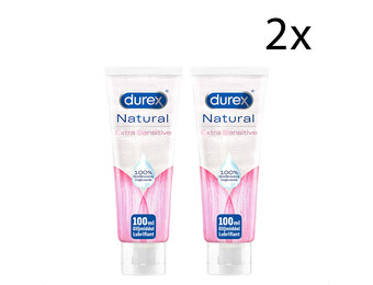 Durex Natural Extra Sensitive Gel 100ML - 2 Stuks - Voordeelverpakking