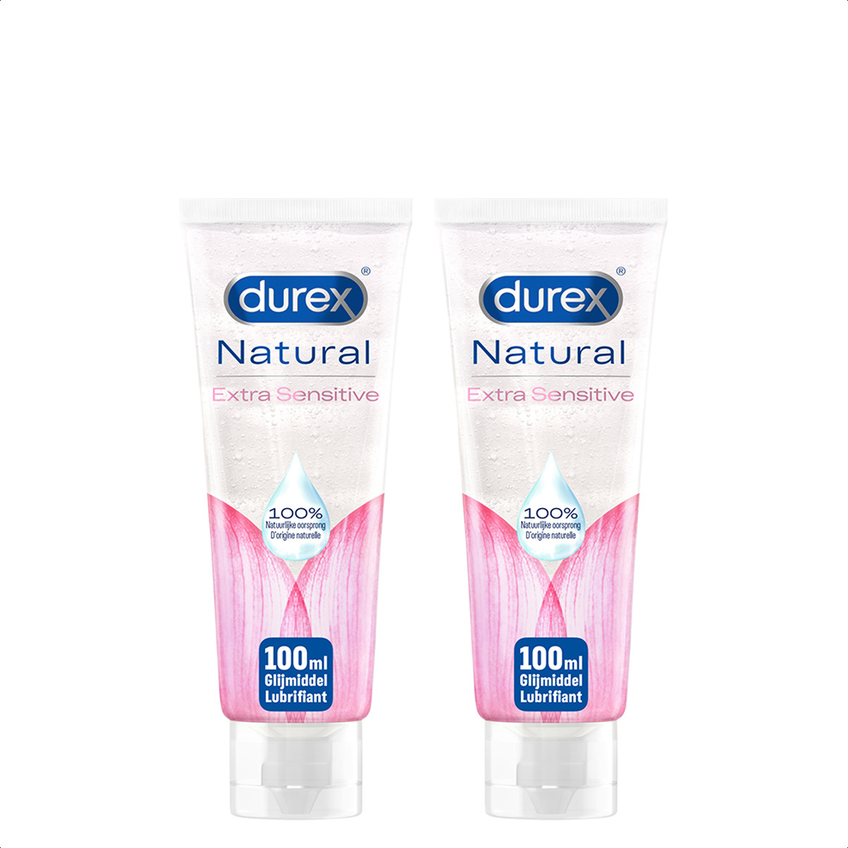 Durex Natural Extra Sensitive Gel 100ML - 2 Stuks - Voordeelverpakking