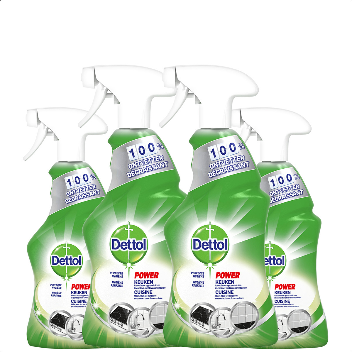 Trigger Keuken 500ML - 4 Stuks - Voordeelverpakking