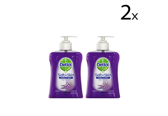 Dettol Handzeep - Verzachtend - Lavendel - 250ml x2