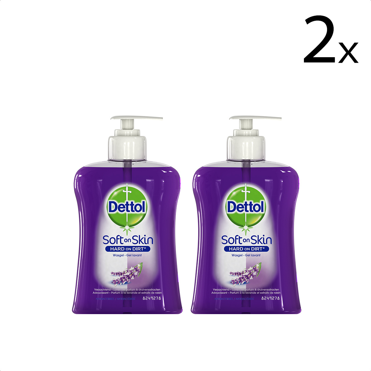 Dettol Handzeep - Verzachtend - Lavendel - 250ml x2