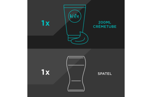 Veet Ontharingscreme man - 200ml x2 Stuks - Voordeelverpakking