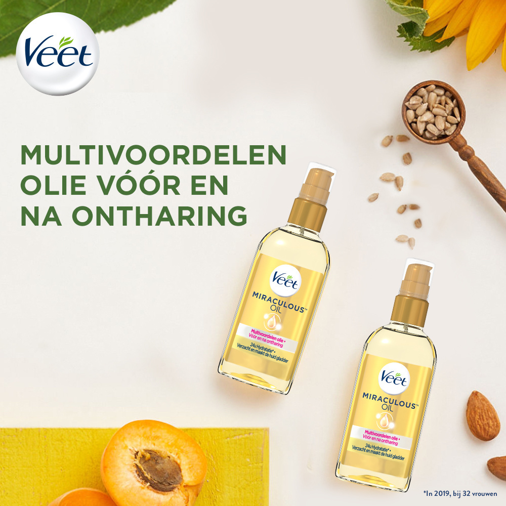 Veet Voedende Olie - Miraculous Arganolie - 100ml