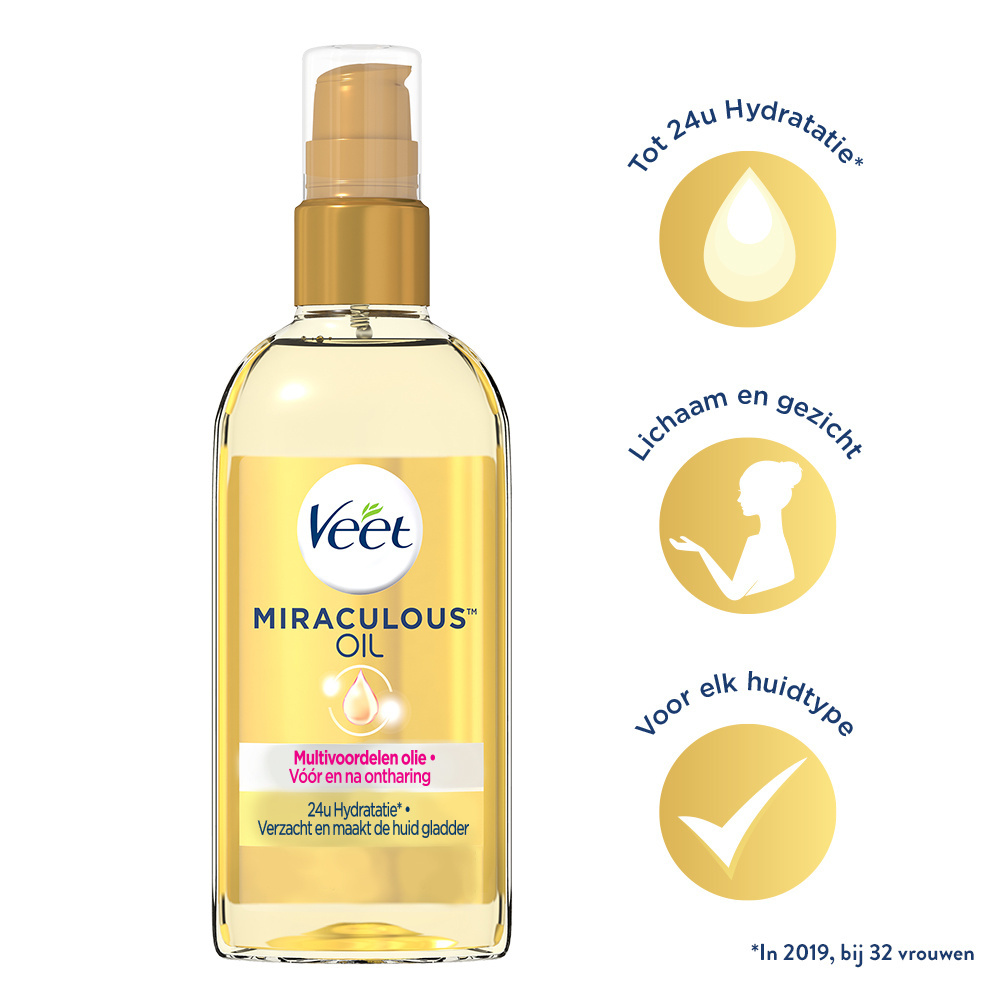 Veet Voedende Olie - Miraculous Arganolie - 100ml