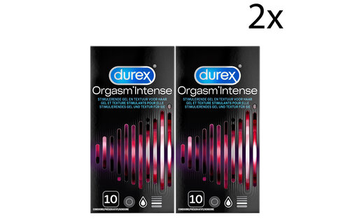 Durex Condooms Orgasm Intense 10st x2