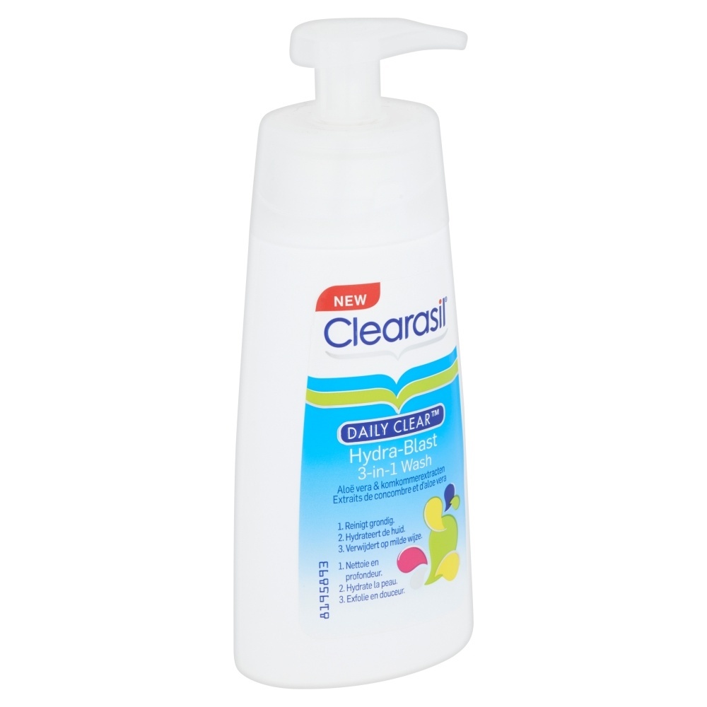 Clearasil Reiningingslotion Daily Clear 3-in-1 Wash 150ml x2