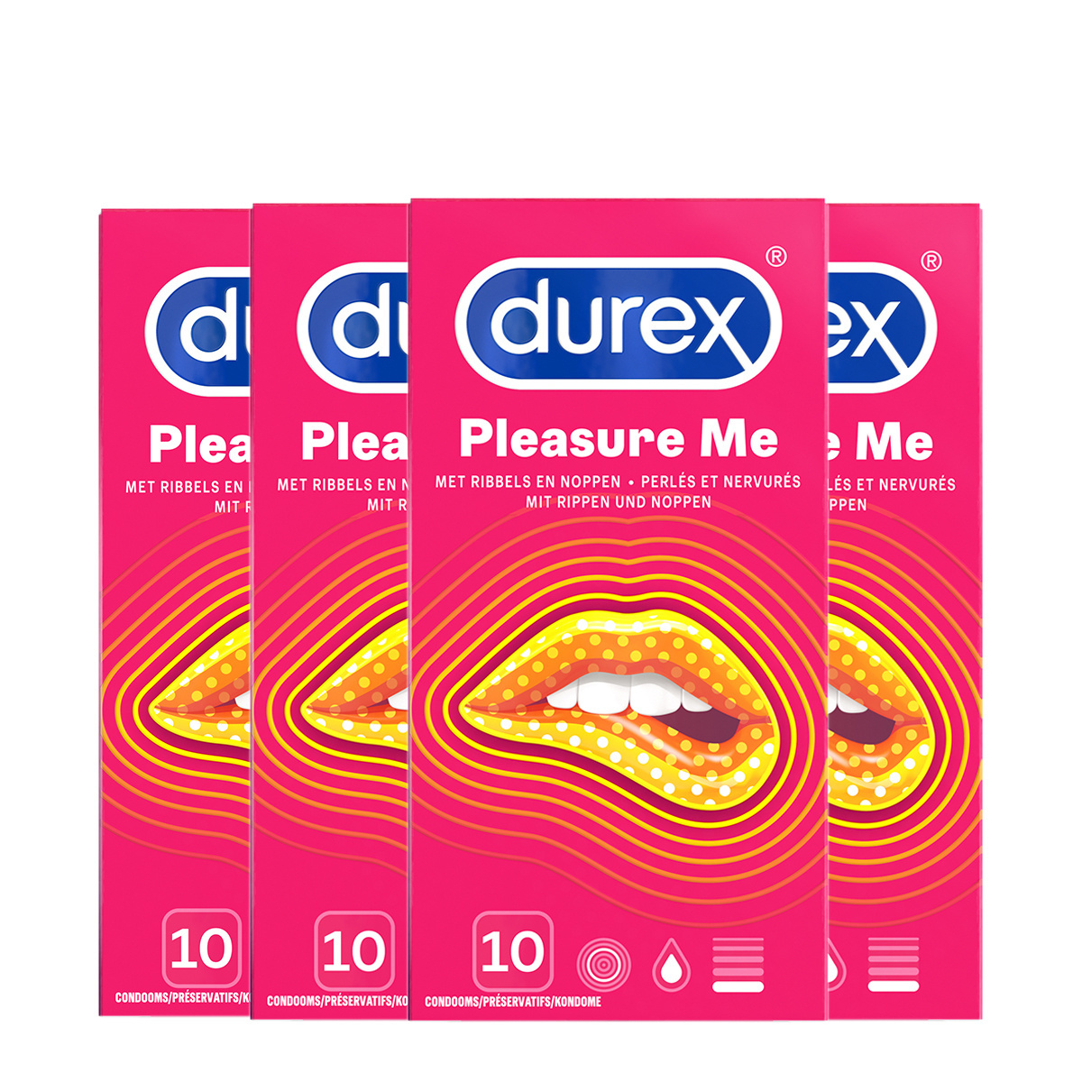 Durex Condooms Pleasure Me 10st x4