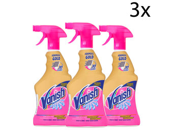 Vanish Oxi Action Gold Vlekverwijderaar Spray - 500ml x3